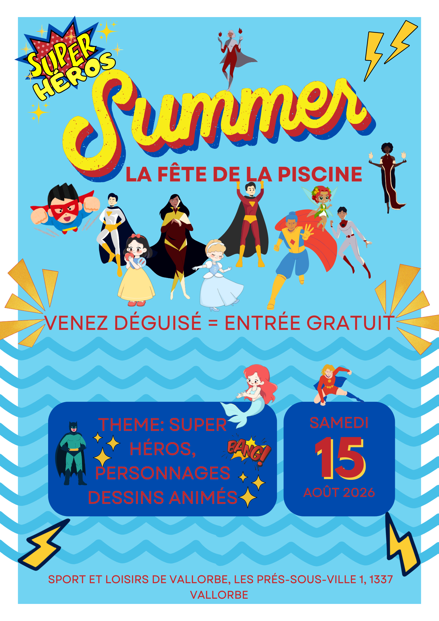 fête de la piscine de vallorbe